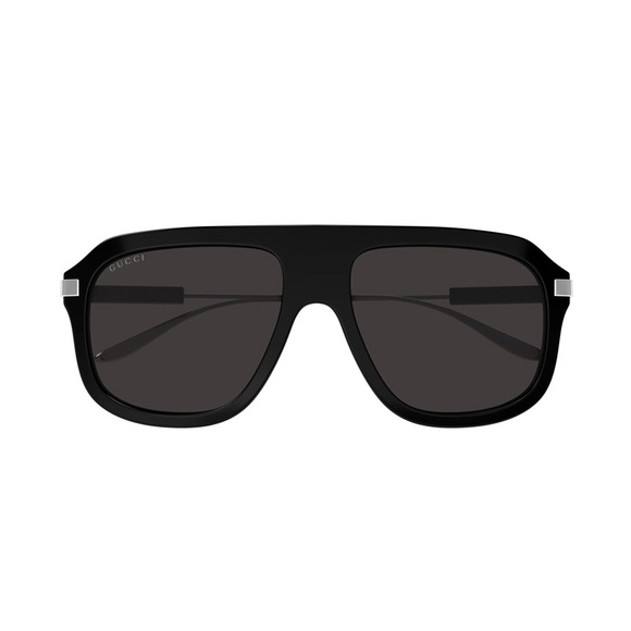 NEW GUCCI MASK SUNGLASSES GUCCI GG1309S 005 BLACK GREY EYEWEAR - Picture 2 of 3